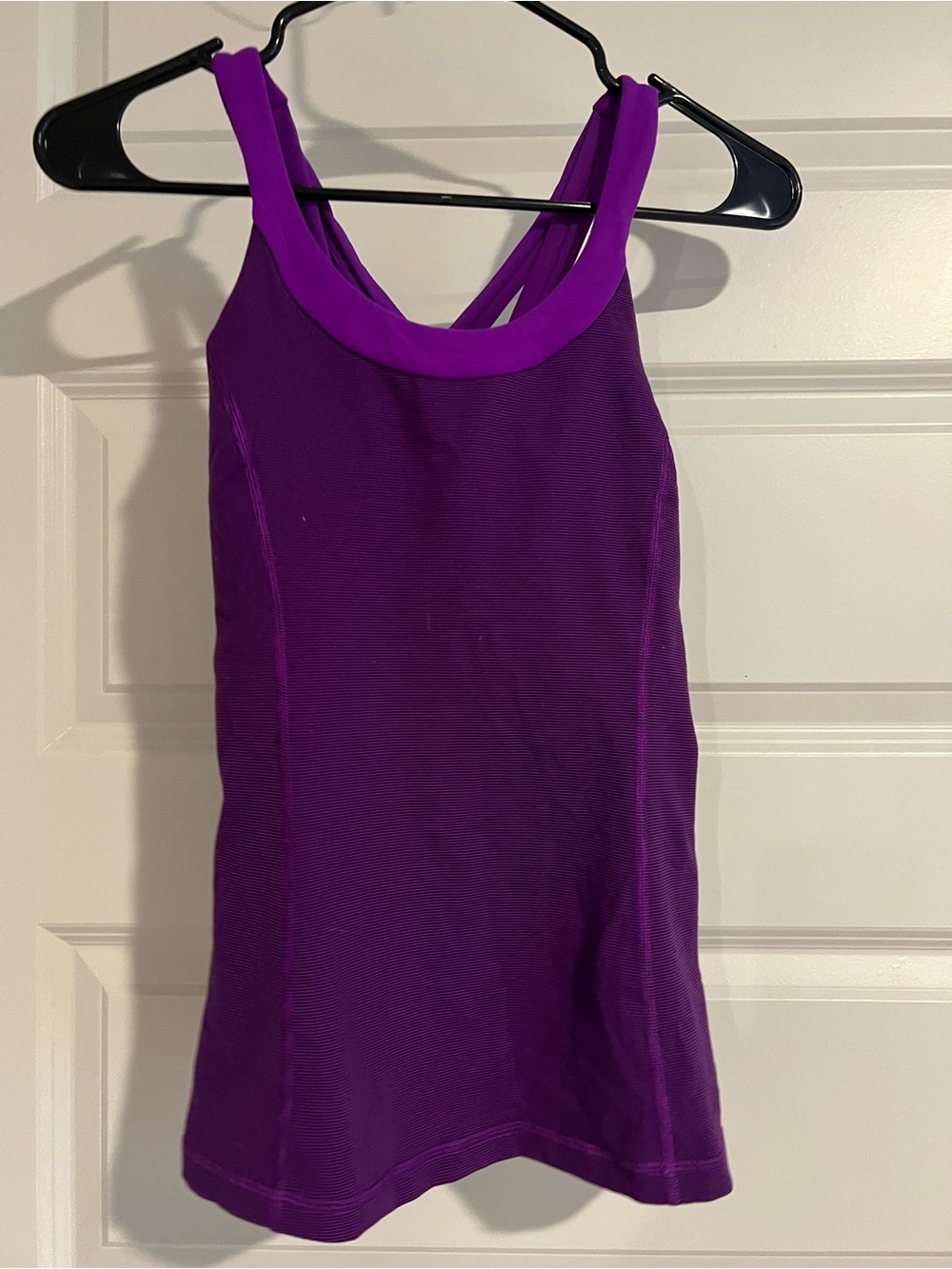 lululemon athletica Vibrant Purple Double-Strap Tank